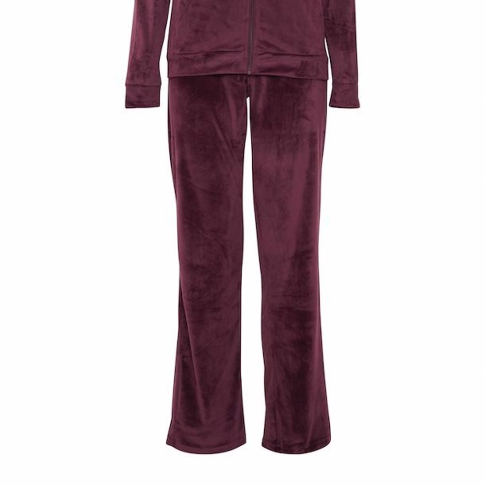 B.YOUNG Velvet Sweatpants Bottoms Winetasting XXL